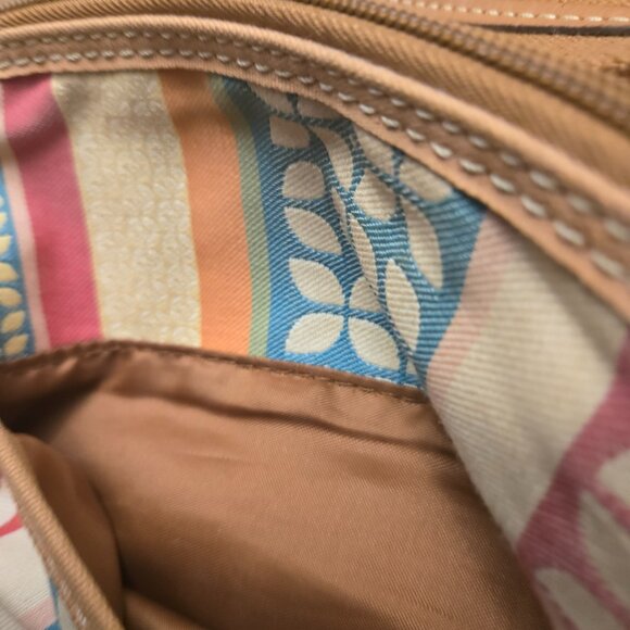 FOSSIL Women's Multi-Colors/Patterns Patchwork Crossbody Handbag - Small - Picture 9 of 10